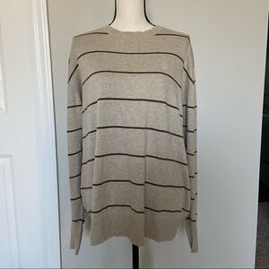 Vintage Oversized Brown Nautica Striped Sweater